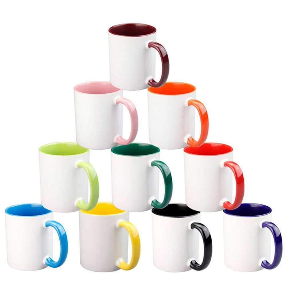 11oz Sublimation Stylish Coffee Color Mug - GHAVASTORE