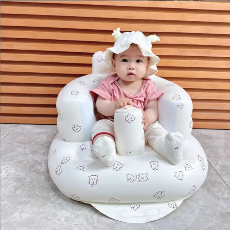 Inflatable Baby Chair for Dining & Bath - GHAVASTORE
