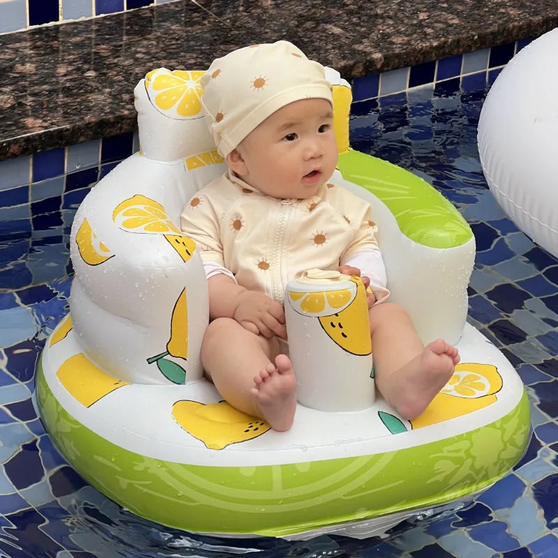 Inflatable Baby Chair for Dining & Bath - GHAVASTORE