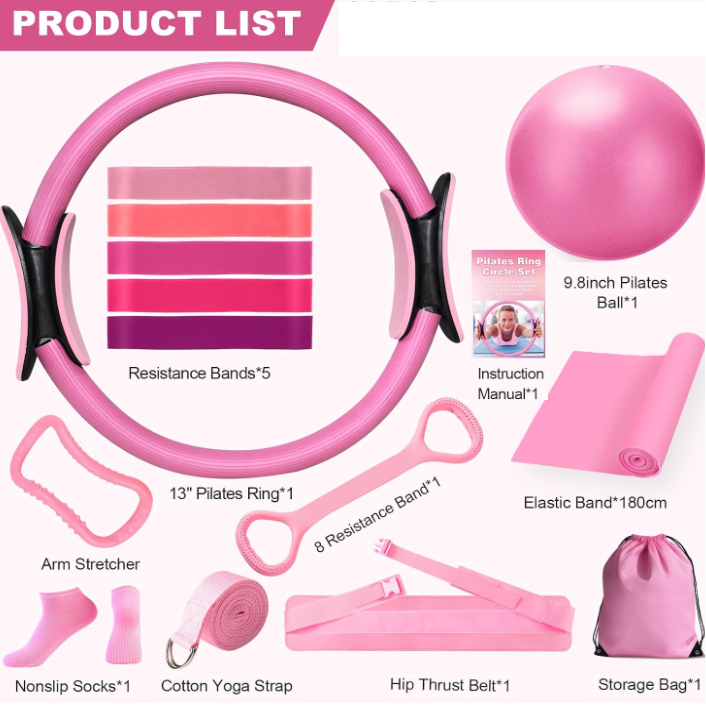 13-Piece Yoga & Pilates Set - GHAVASTORE