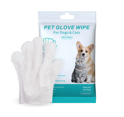 Pet Cleaning Gloves & Wipes - GHAVASTORE