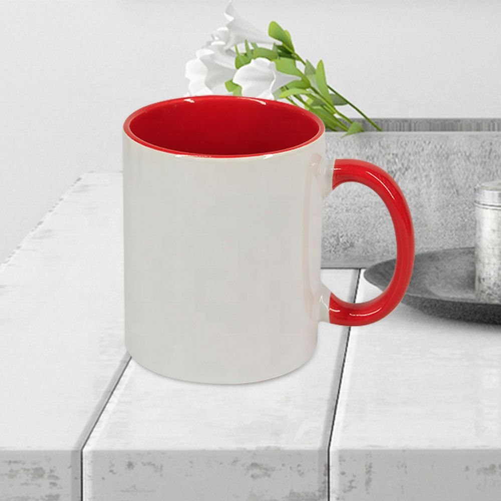 11oz Sublimation Stylish Coffee Color Mug - GHAVASTORE