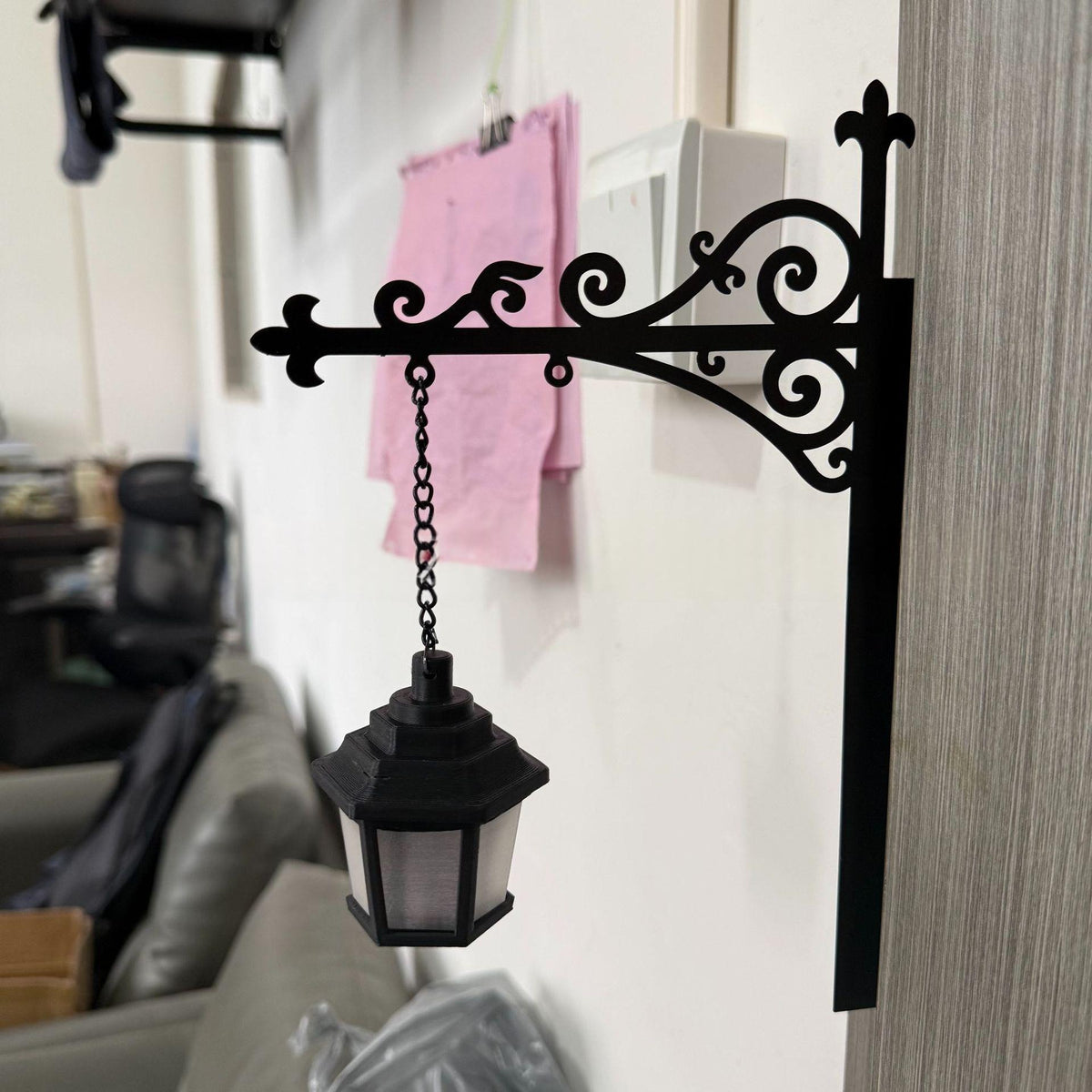 T Library Bookshelf Lighting Lantern Metal Craftwork - GHAVASTORE