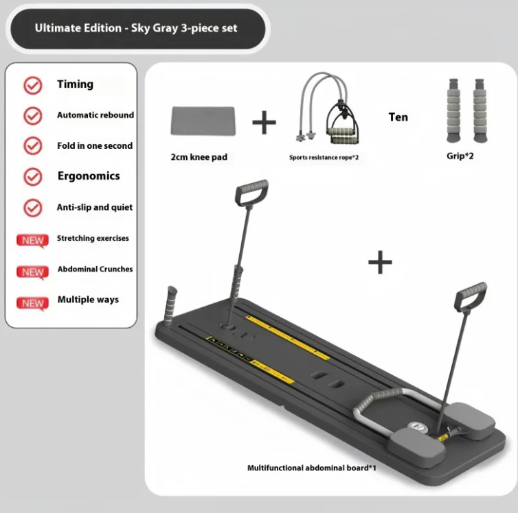 Household Abdominal Wheel Fitness Board - GHAVASTORE