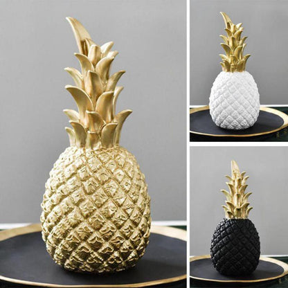 Gold Pineapple Resin Window Display Decor - GHAVASTORE