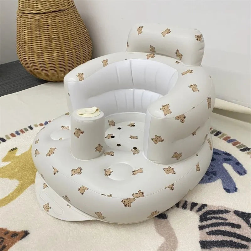 Inflatable Baby Chair for Dining & Bath - GHAVASTORE