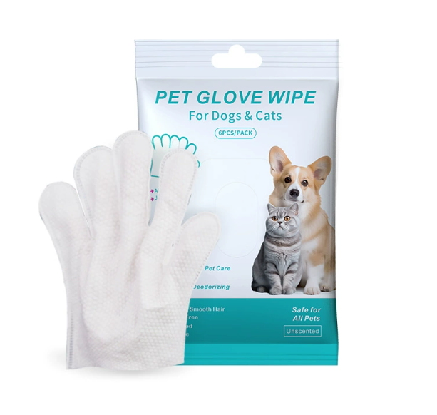 Pet Cleaning Gloves & Wipes - GHAVASTORE