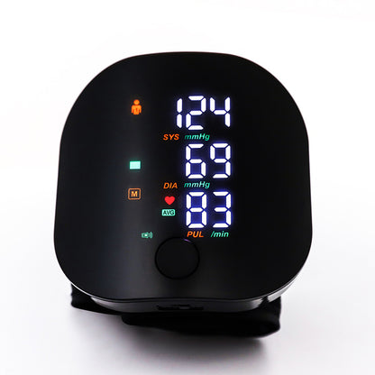 Rechargeable Backlight Wrist Blood Pressure Monitor - GHAVASTORE