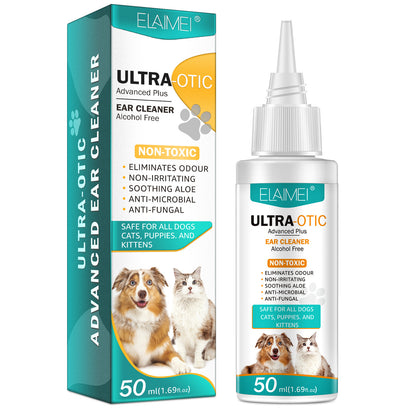 Pet Ear Cleaner 50ml - GHAVASTORE