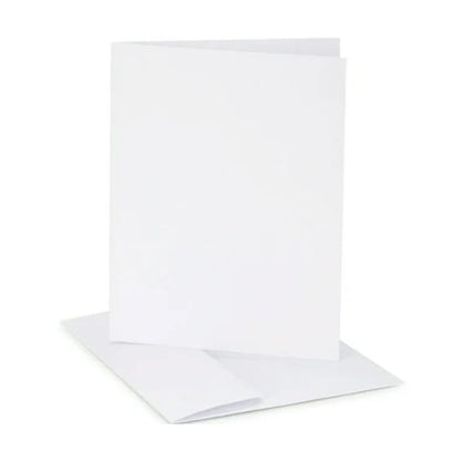 Darice A7 Cards & Envelopes 50 Sets Ensemble - White - GHAVASTORE