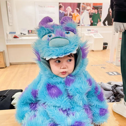 Cute Animal Baby Jumpsuit With Hooded Zipper - GHAVASTORE
