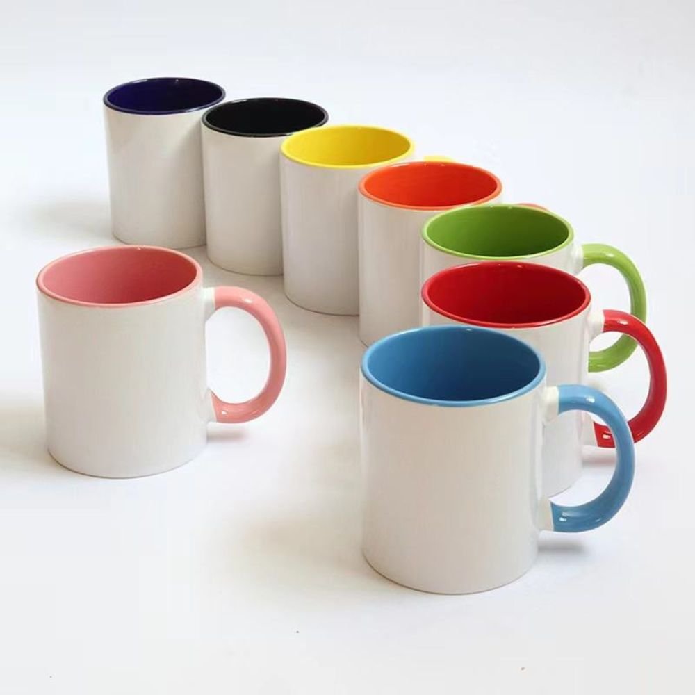 11oz Sublimation Stylish Coffee Color Mug - GHAVASTORE