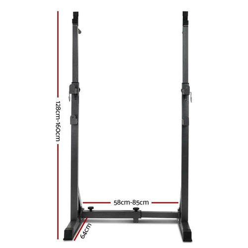 Everfit Weight Bench Adjustable Squat Rack Home Gym Equipment 300kg - GHAVASTORE
