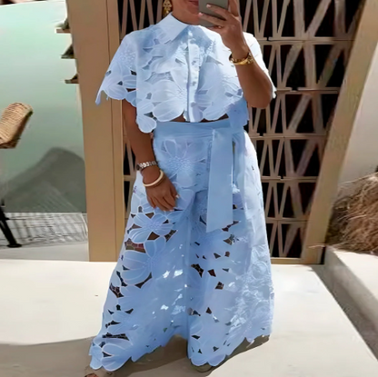 Pluzi Set: Lightweight Lace Pants and Top (Summer 2025)
