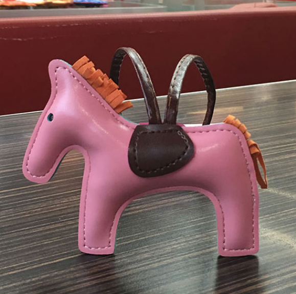 Handmade Leather Pony Keychain And Bag Charm - GHAVASTORE