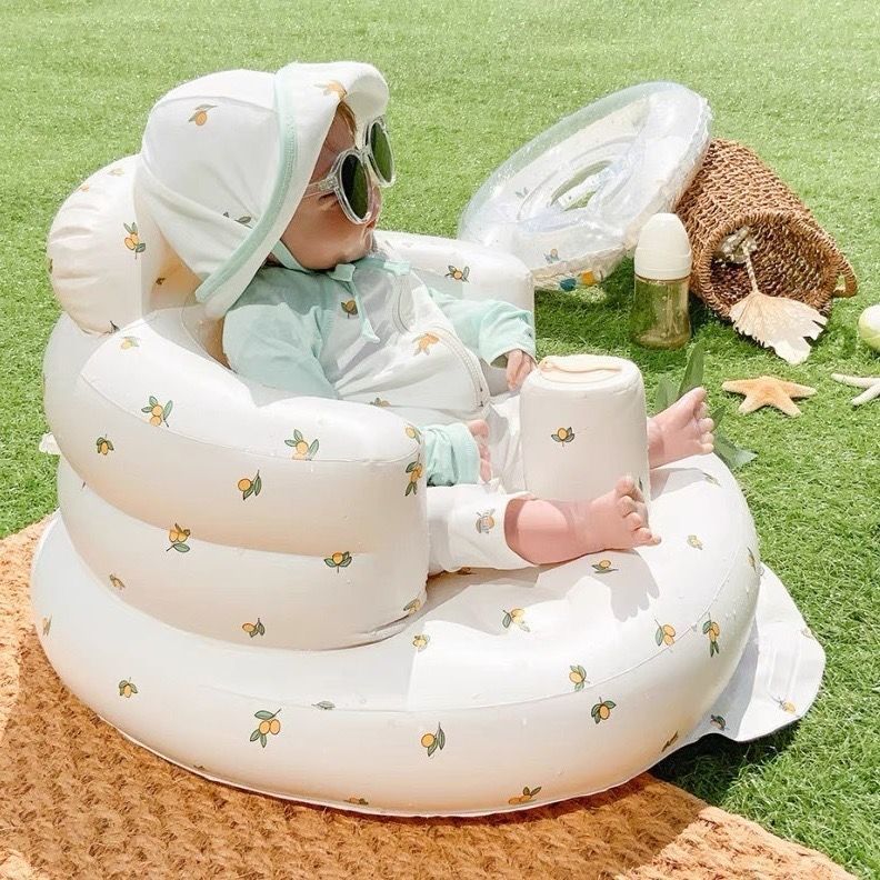 Inflatable Baby Chair for Dining & Bath - GHAVASTORE