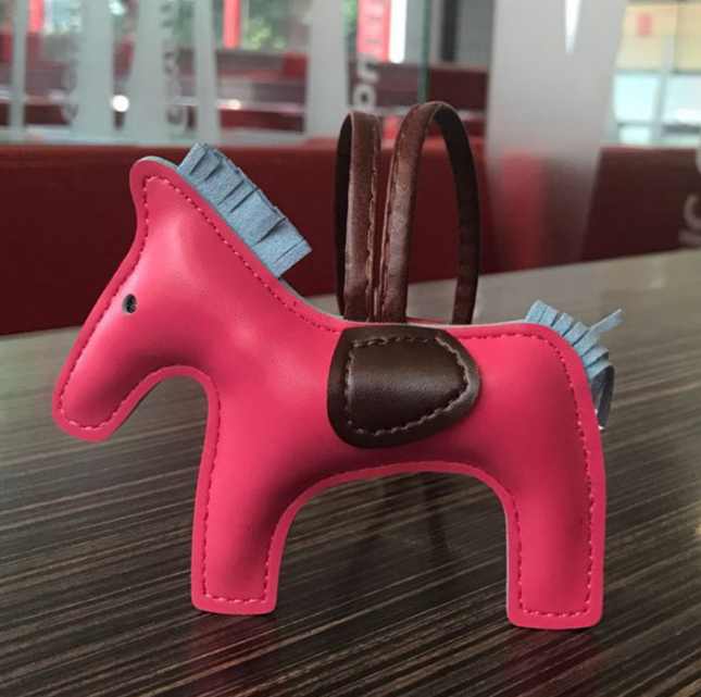 Handmade Leather Pony Keychain And Bag Charm - GHAVASTORE
