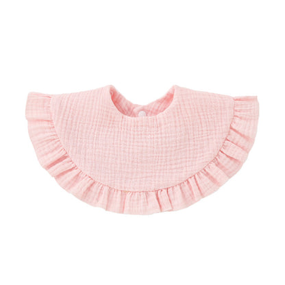 Soft Cotton Ruffle Bib For Infants And Toddlers - GHAVASTORE