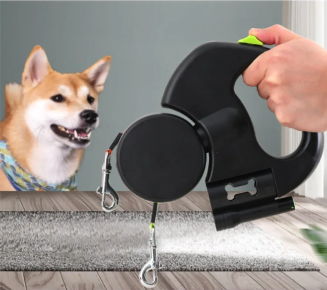 Auto Double Dog Leash - GHAVASTORE