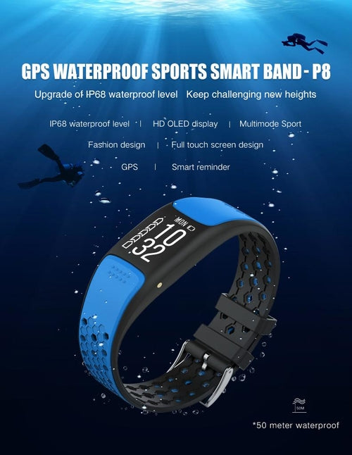 Smart Fit Sporty Fitness Tracker and Waterproof Swimmers Watch - GHAVASTORE