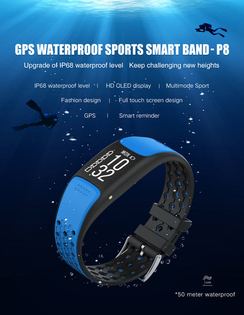 Smart Fit Sporty Fitness Tracker and Waterproof Swimmers Watch - GHAVASTORE