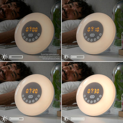 Rechargeable Sunrise Alarm Clock with Speaker Sunrilk InnovaGoods - GHAVASTORE