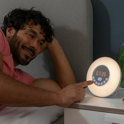 Rechargeable Sunrise Alarm Clock with Speaker Sunrilk InnovaGoods - GHAVASTORE