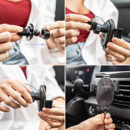 Wireless Fast Charging Phone Holder for Cars Chakar InnovaGoods - GHAVASTORE